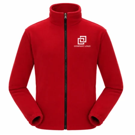 Customized Polor Collar Fleece Jacket