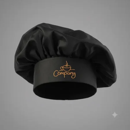 Cafe Curve Custom Beret Cap – Black