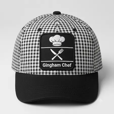 Chef Grid Personalized Work Cap