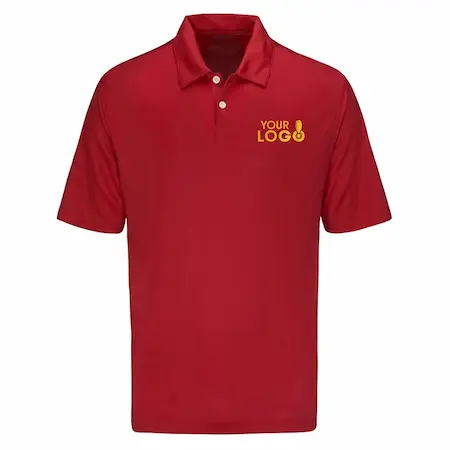 Custom Dry Fit Polo T-Shirt Red