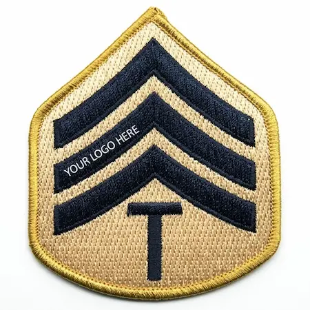 Custom Embroidered Security Rank Badge