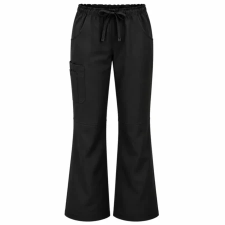 Drawstring Scrub Pants Black