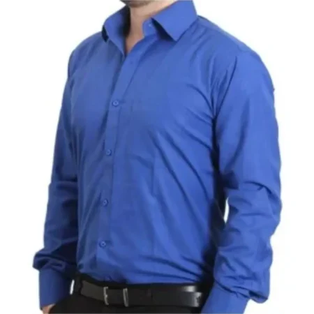 Luxe Blue Personalized Workwear Shirt