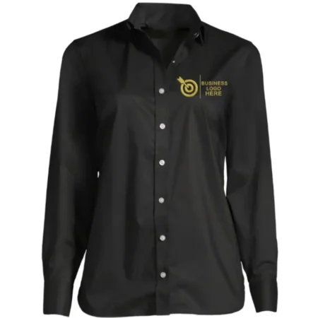 OfficeLuxe Women’s Black Shirt
