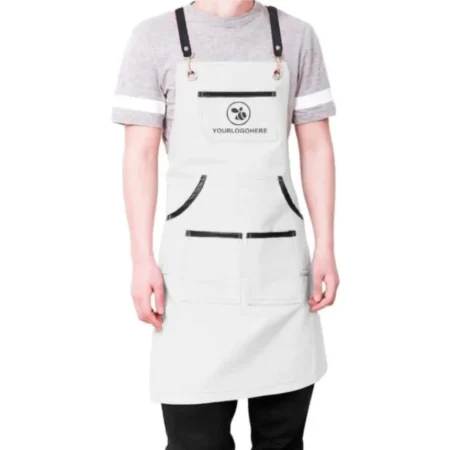 Personalized Cross-Back Apron with Logo