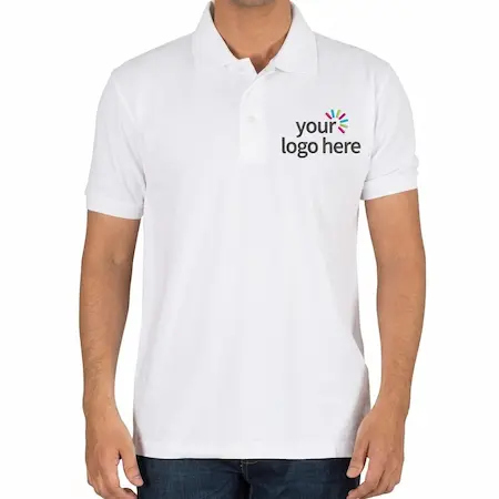 Plain White Polo T-Shirt