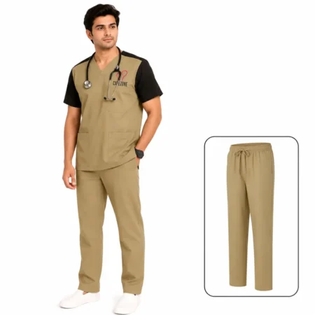 Professional Dual Color Men's Scrub Suit
