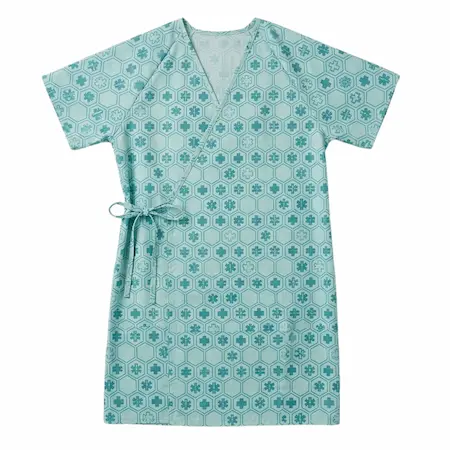Side Open Unisex Hospital Gowns
