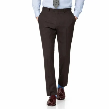 Brown Stripe Workwear Trouser