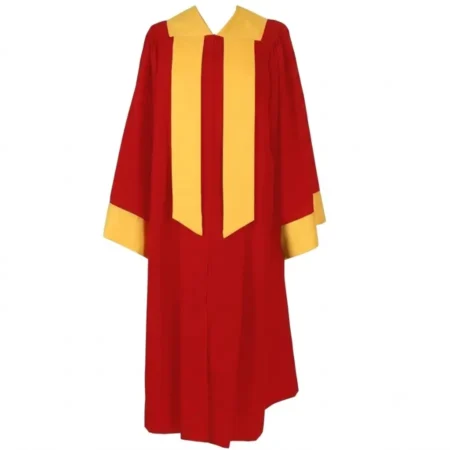 Classic Red Graduation Gown