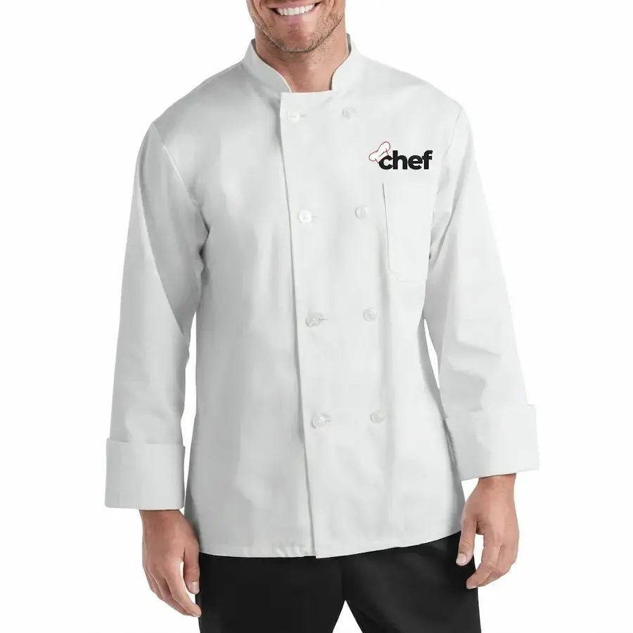 Customized White Workwear Chef Coat