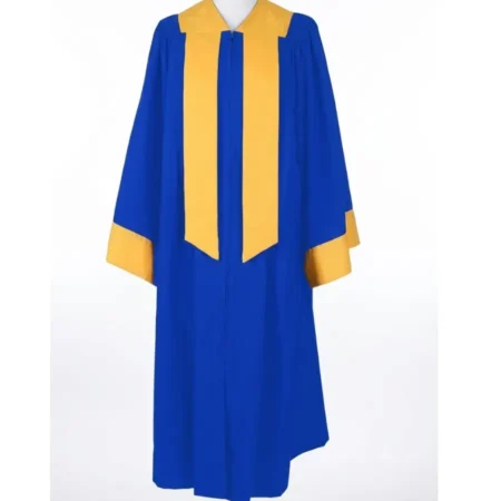 Traditional Blue Graduation Gown