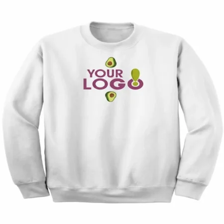 White Crew Neck Sweatshirt