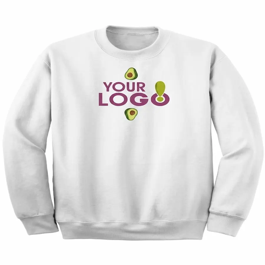 White Crew Neck Sweatshirt